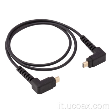 Mini HDMI 90 gradi design angolo sinistro